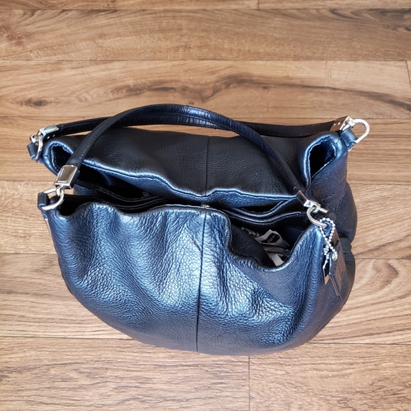 Coach black Leather Large hobo handbags - Picture 8 of 11